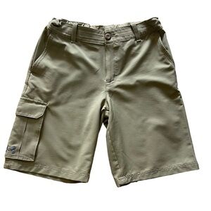 Under Armour Youth Large Loose Fit Golf Shorts Performance Material Cargo Pocket